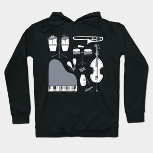 Instruments of salsa music Hoodie